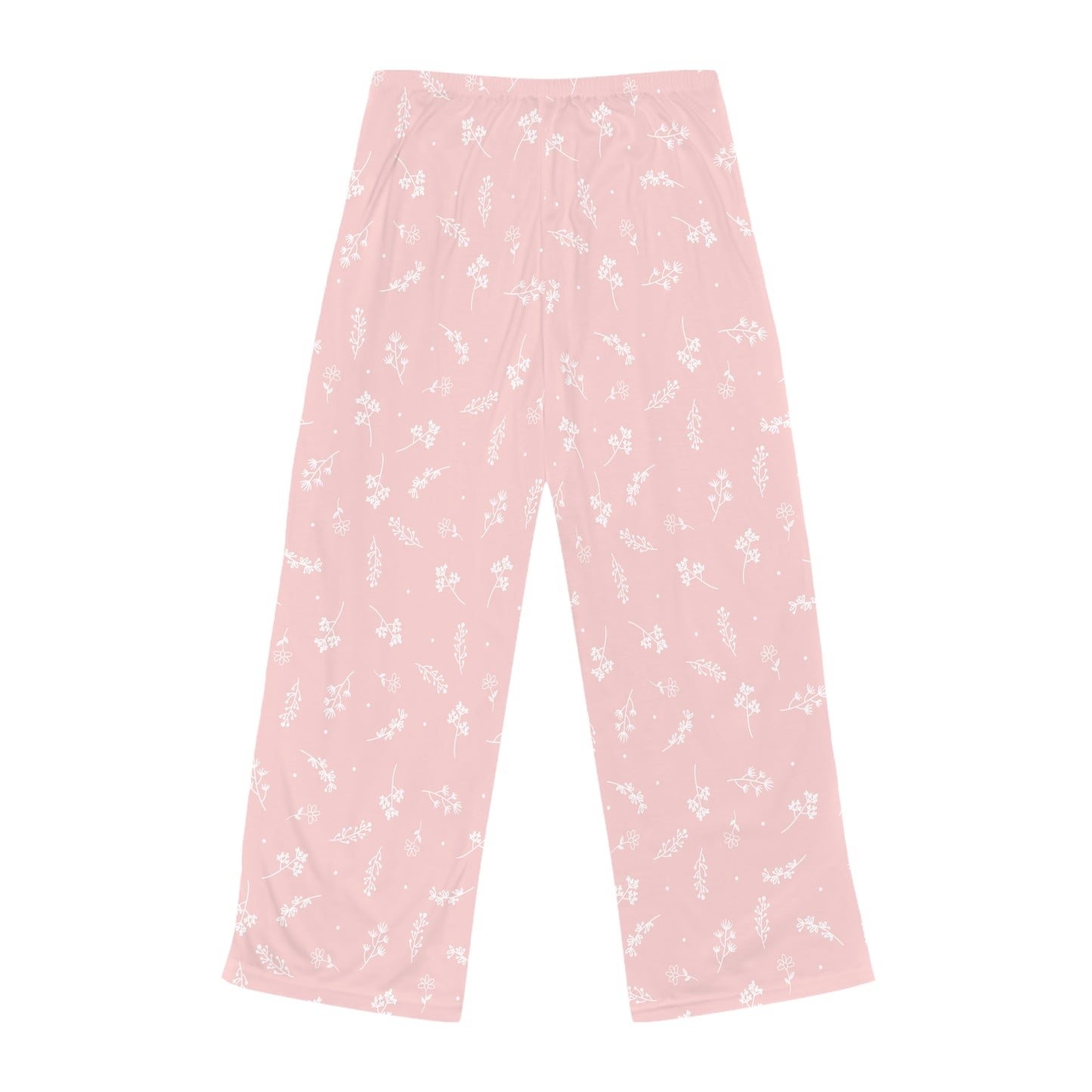 Pink Floral Women's Pajama Pants