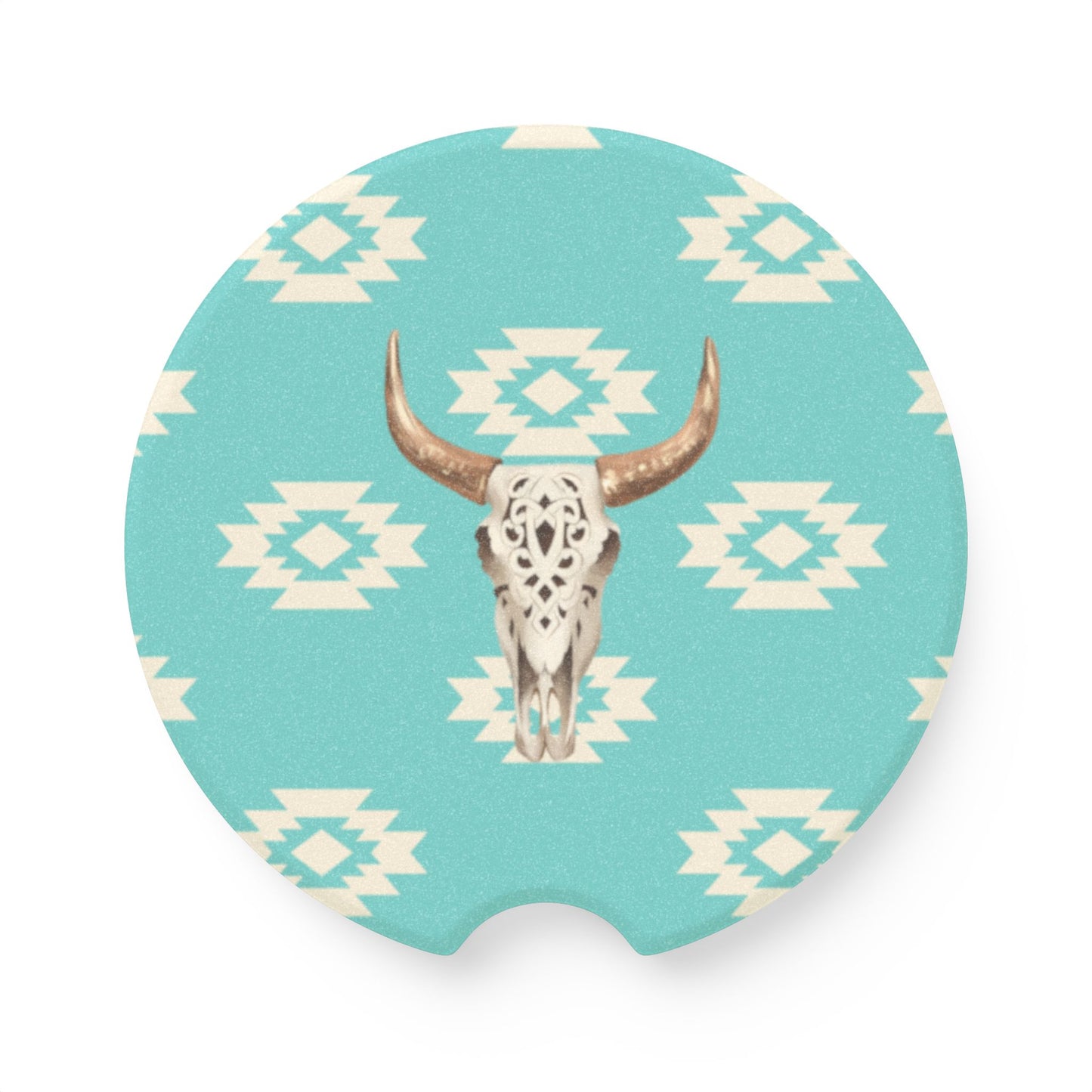 Turquoise Western Car Coaster