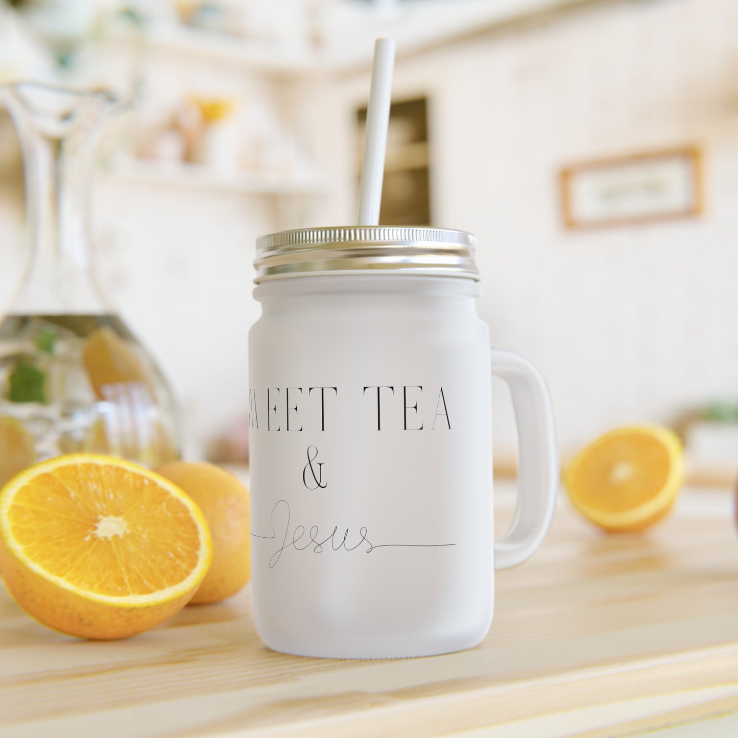 Sweet Tea & Jesus Mason Jar